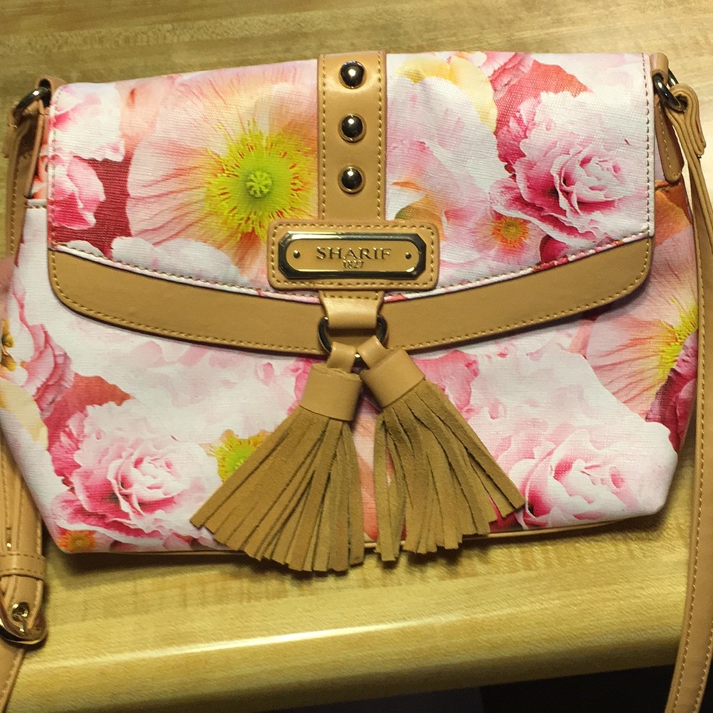 NWOT Sharif Floral Crossbody Bag